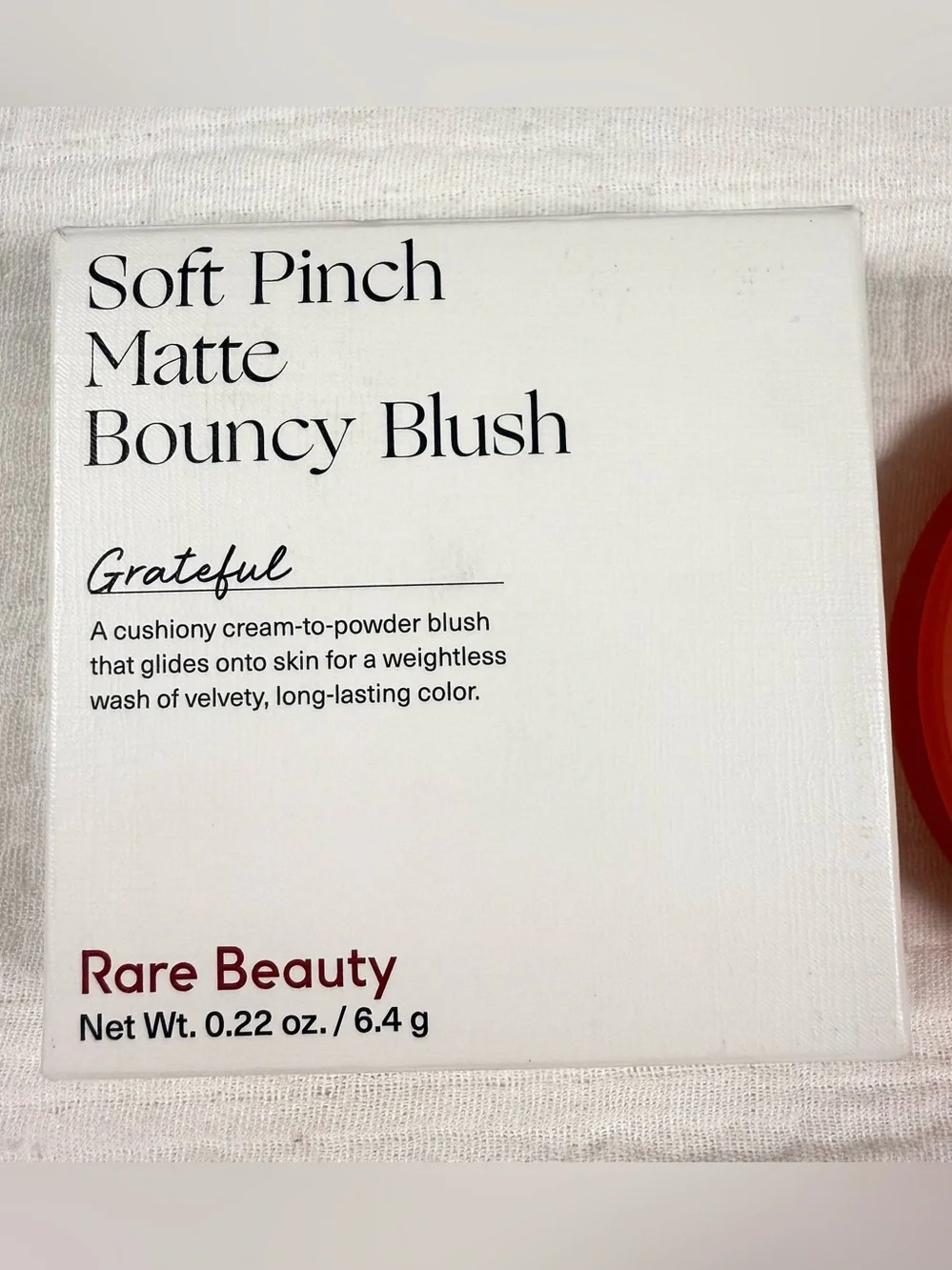Rare Beauty Soft Pinch Matte Bouncy Blush — Grateful Soft Red